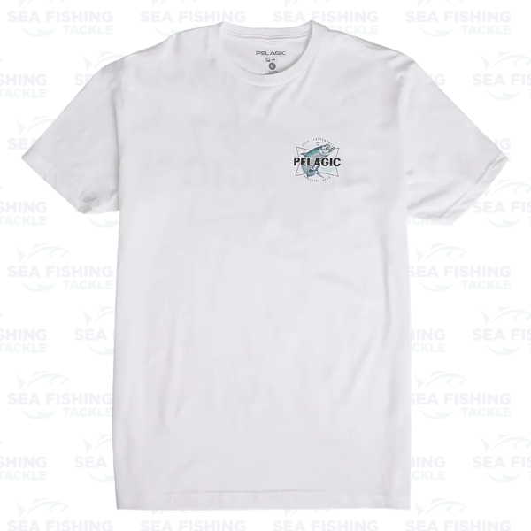 Pelagic Premium Off the Dock Tee - White - Image 2