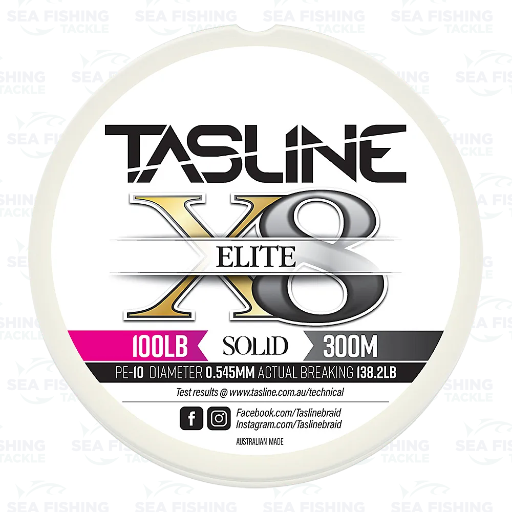 Tasline Elite PE 6 60lb Solid Casting 8-Braid 300m, 79,99 € 