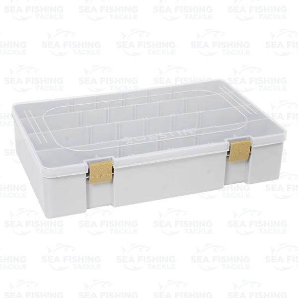 W3 Tackle Box Grey/Clear 36 x 22,5 x 8 cm