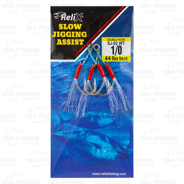 Relix Short Slow Jigging Assist Hook w. Tinsel