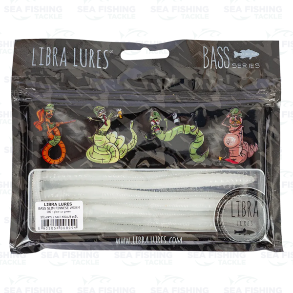 Libra Lures- Bass Slim Finnese Worm