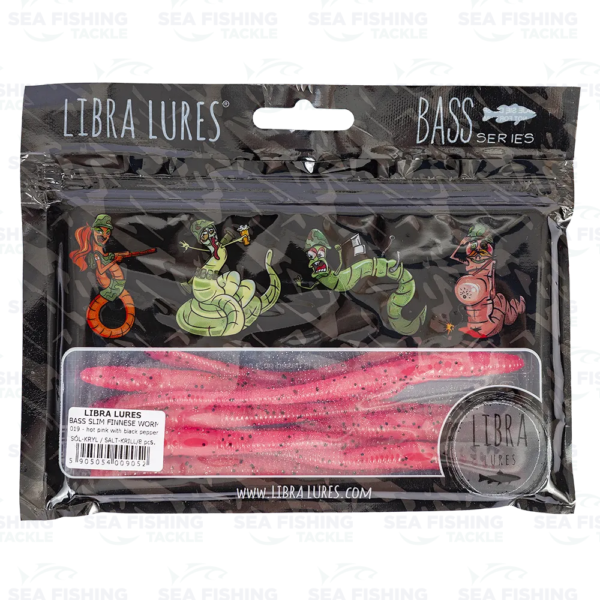 Libra Lures- Bass Slim Finnese Worm - Image 5