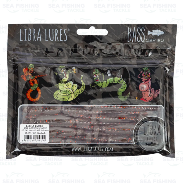 Libra Lures- Bass Slim Finnese Worm - Image 7
