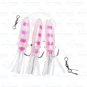 Fladen Winged Octopus White/Pink 3 pcs - 8/0