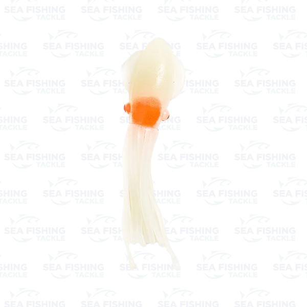 Fladen Solid Squid 12cm 3 pcs Hot orange