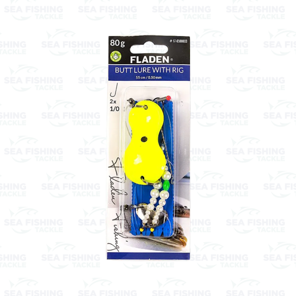 Fladen Butt Lure - Pearl Boom 100 g Yellow