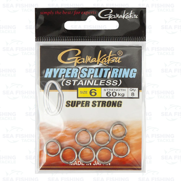 Gamakatsu Hyper Split Ring Sea Fishing Tackle Webshop