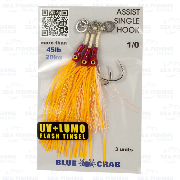 Blue Crab Single Assist 1/0 - Image 3