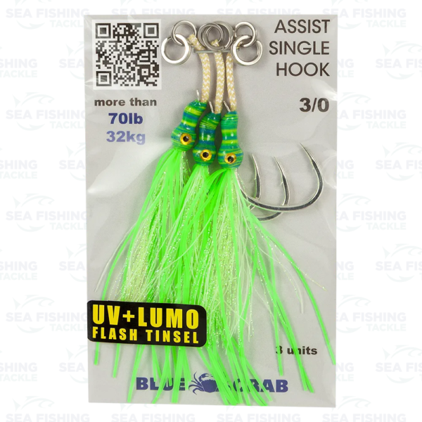 Blue Crab Single Assist 3/0 - Image 4
