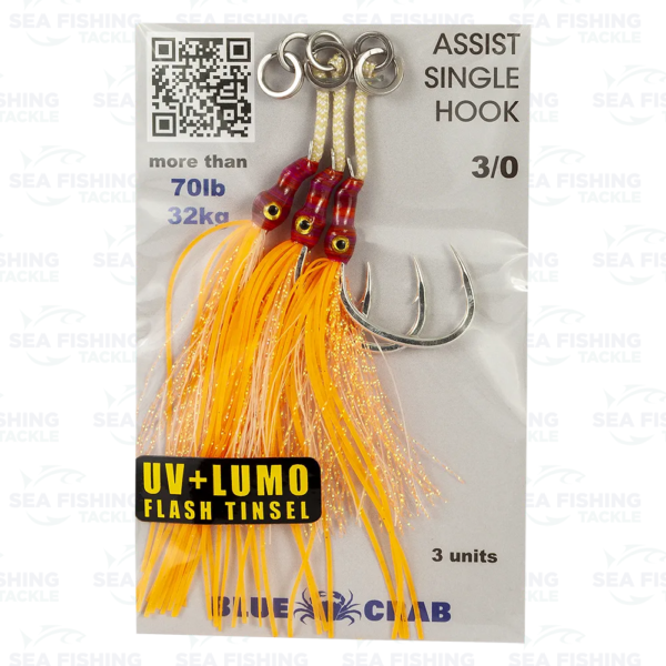 Blue Crab Single Assist 3/0
