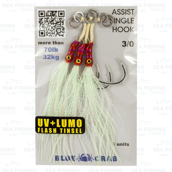 Blue Crab Single Assist 3/0 - Image 2
