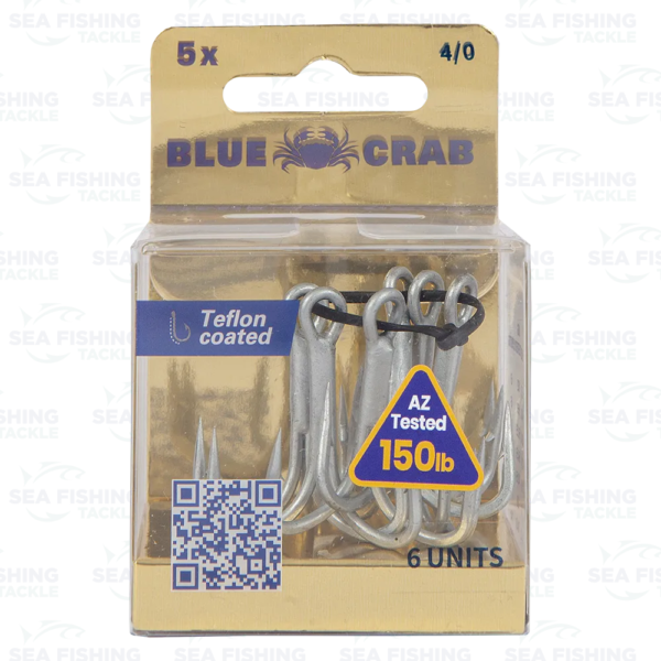 Blue Crab Treble Hook 5X - Image 2