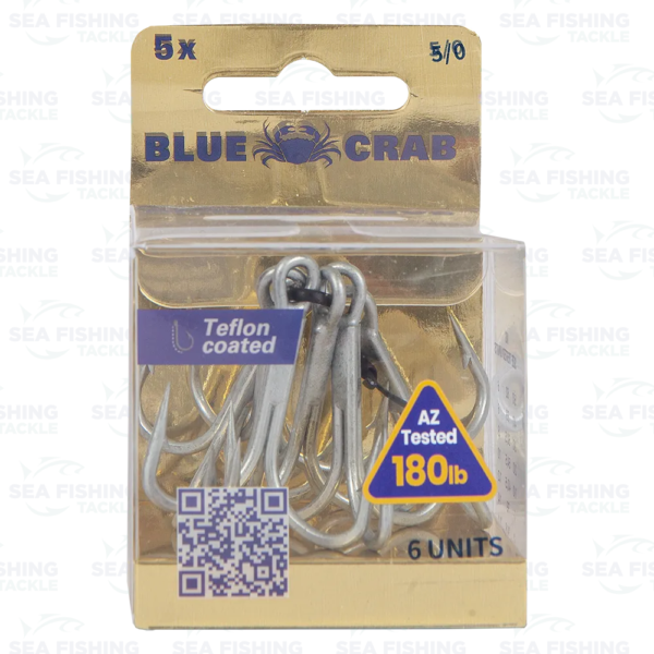 Blue Crab Treble Hook 5X