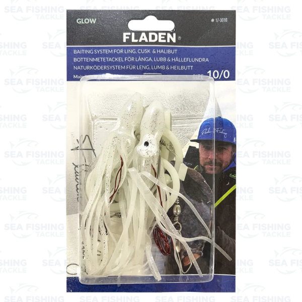 Fladen Deep Sea Rig 2 x 10/0 Hooks - Luminous