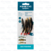 Kinetic Sabiki Rooster tail #2/0 Black/Copper Flash