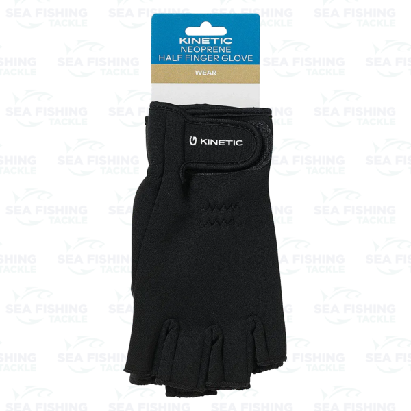 Kinetic Neoprene Half Finger Glove Black - Bild 2