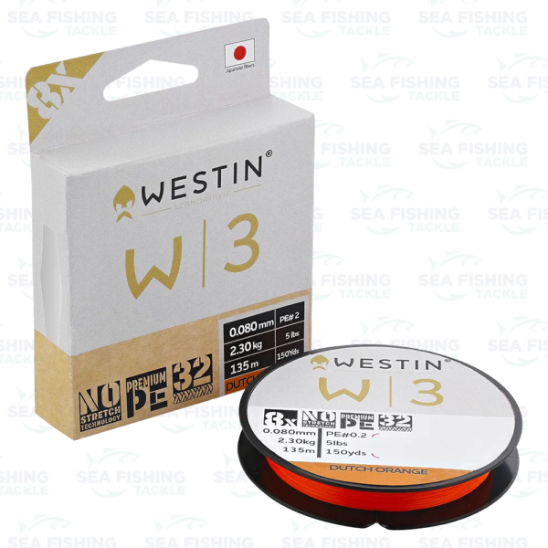Westin W3 8 Braid - Dutch Orange 300 m