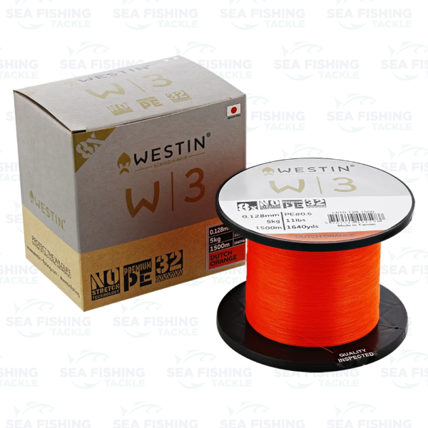 Westin W3 8 Braid - Dutch Orange 1200 m