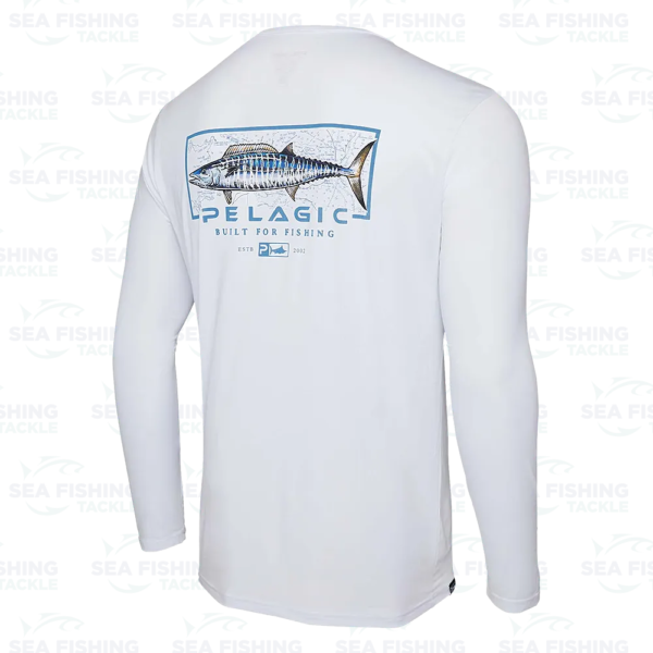 Pelagic Stratos LS Wahoo Mind - White
