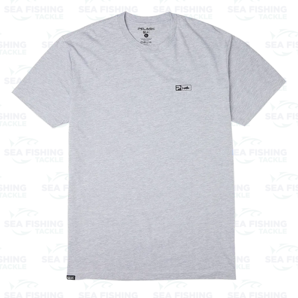 Pelagic Premium Tee Game Day - Heather Grey - Image 4
