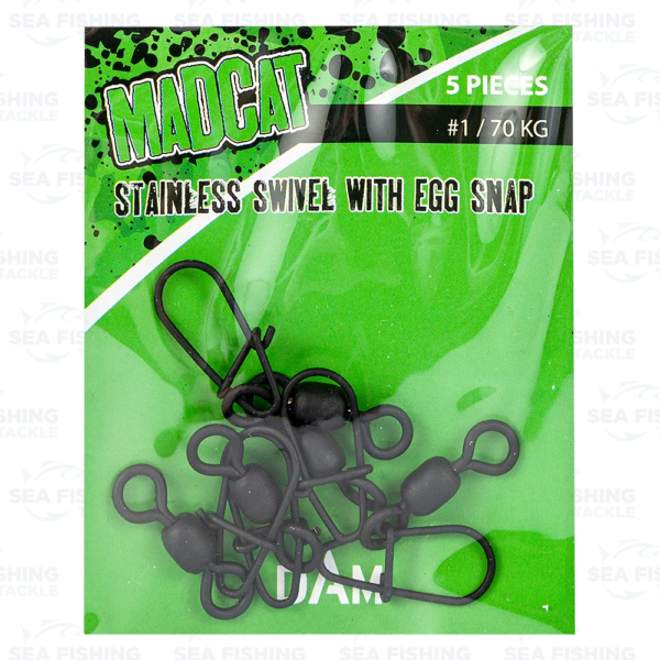 Madcat Stainless Swivels with Egg Snap