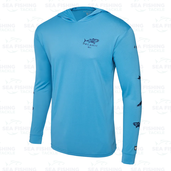 Pelagic Aquatek Hoodie Gyotaku - Ocean - Image 5