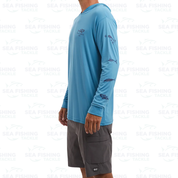 Pelagic Aquatek Hoodie Gyotaku - Ocean - Image 3