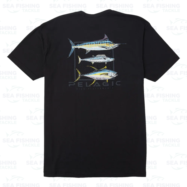 Pelagic Premium Tee Game Day - Black