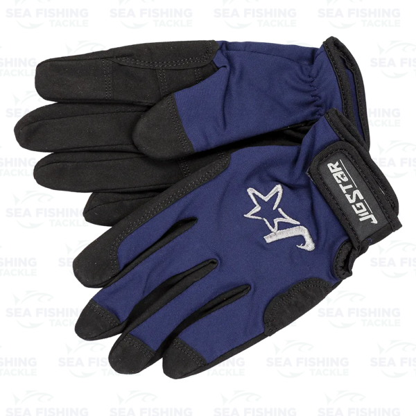 Jigstar Fishing Gloves - Blue