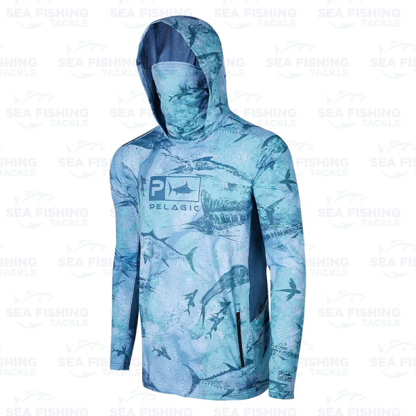 Pelagic Exo Tech Open Seas Camo - Blue