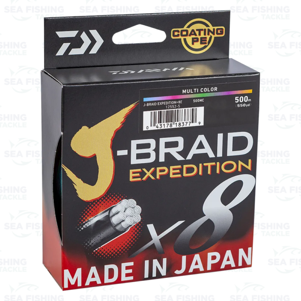 Daiwa J-braid Expedition - 500 m Multicolor