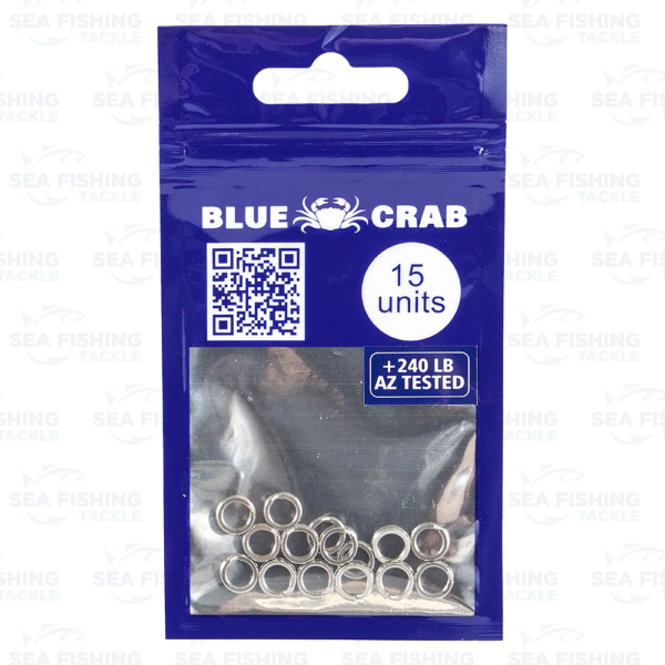Blue Crab Split Rings