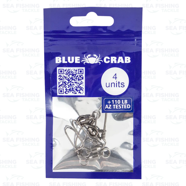Blue Crab Ball Bearing Swivel+Snap - Bild 3