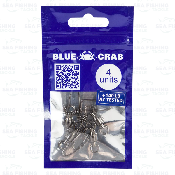 Blue Crab Ball Bearing Swivel+Snap - Bild 2