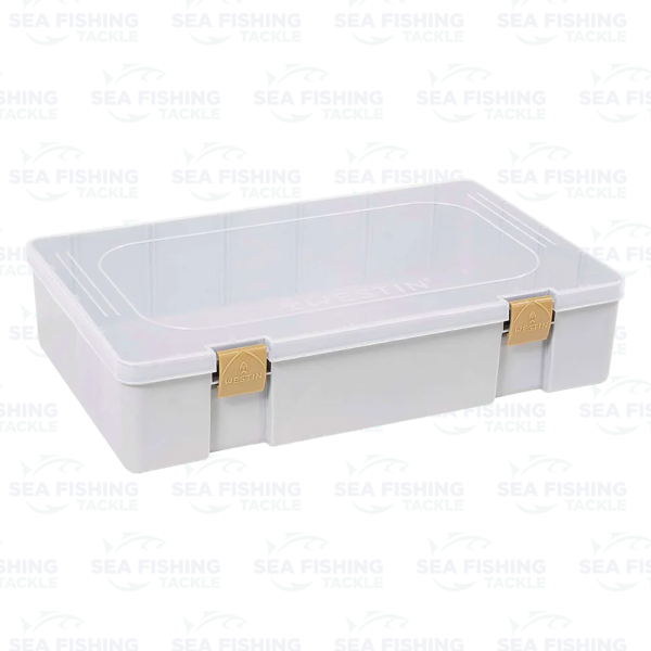 W3 Game Tackle Box 36 x 22,5 x 8 cm - Grey/Clear