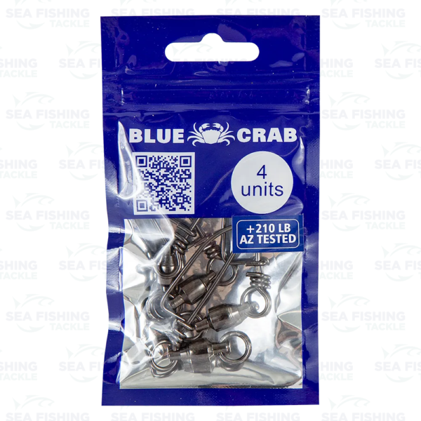 Blue Crab Ball Bearing Swivel+Snap - Bild 4