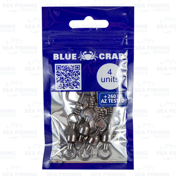 Blue Crab Ball Bearing Swivel+Snap - Bild 5