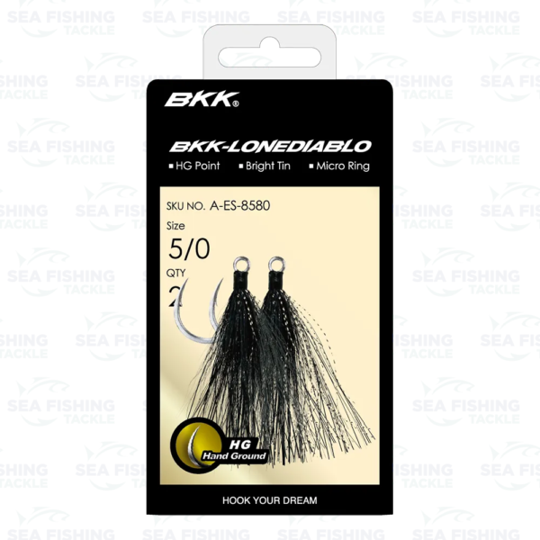 BKK Lone Diablo BT - Black Bucktail