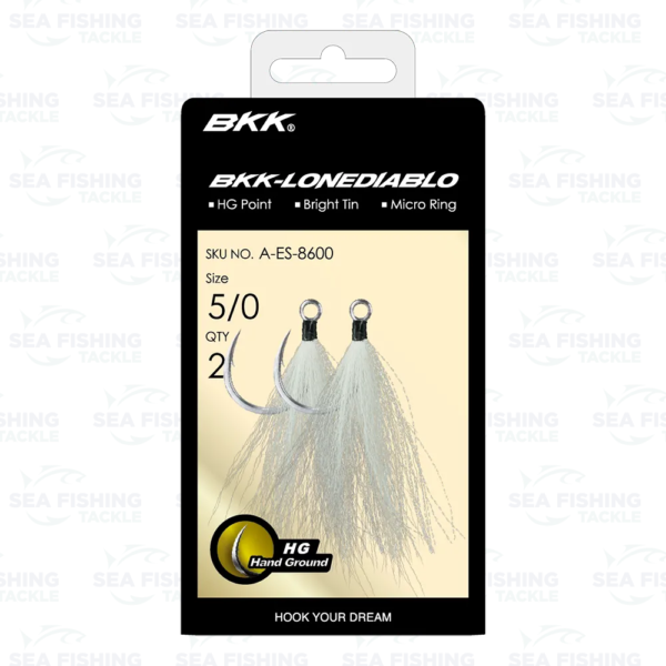 BKK Lone Diablo BT - White Bucktail