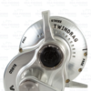 Accurate Valiant 300 Lefty 6:1 Silver - Rubber Power Knob - Bild 3