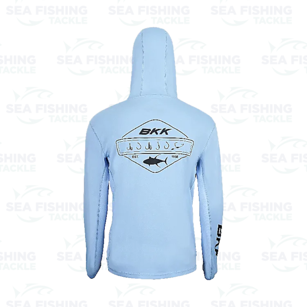 BKK Hooded Long Sleeve Performance Shirt Legacy - Light Blue
