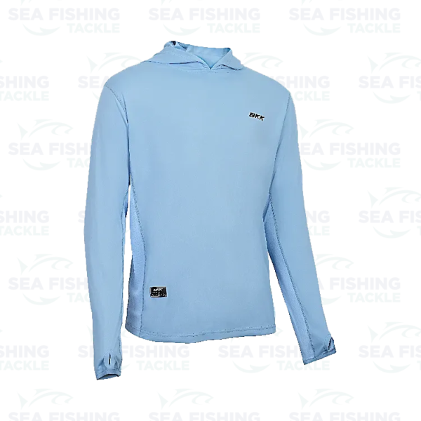 BKK Hooded Long Sleeve Performance Shirt Brand Values GT - Light Blue - Bild 2