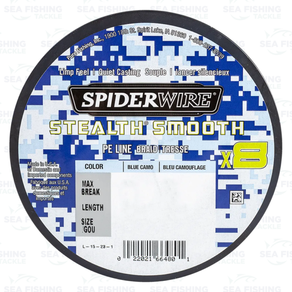 Spiderwire Stealth Smooth X8 - 300 m Blue Camo - Image 2