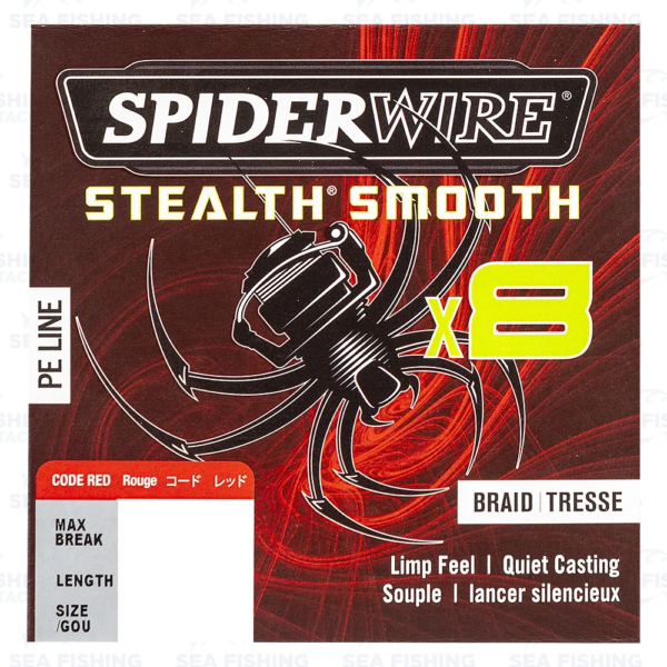 Spiderwire Stealth Smooth X8 - 300 m Red