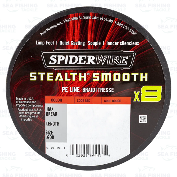 Spiderwire Stealth Smooth X8 - 300 m Red - Image 2
