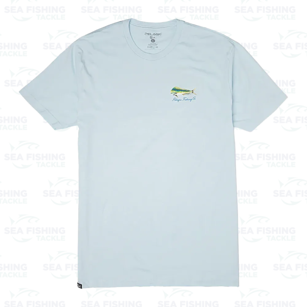 Pelagic Premium Tee Goione Mahi - Light Blue - Image 2