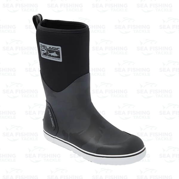 Pelagic Expedition Deckboot - Fish camo Black