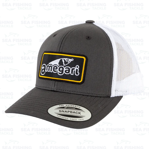 Amegari Retro Trucker Cap - Dark Grey/White