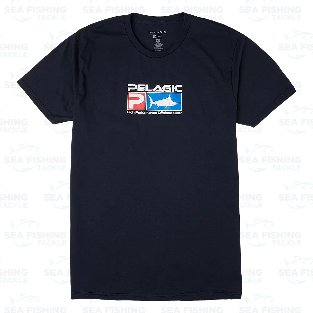 Pelagic Deluxe Premium Tee - Navy