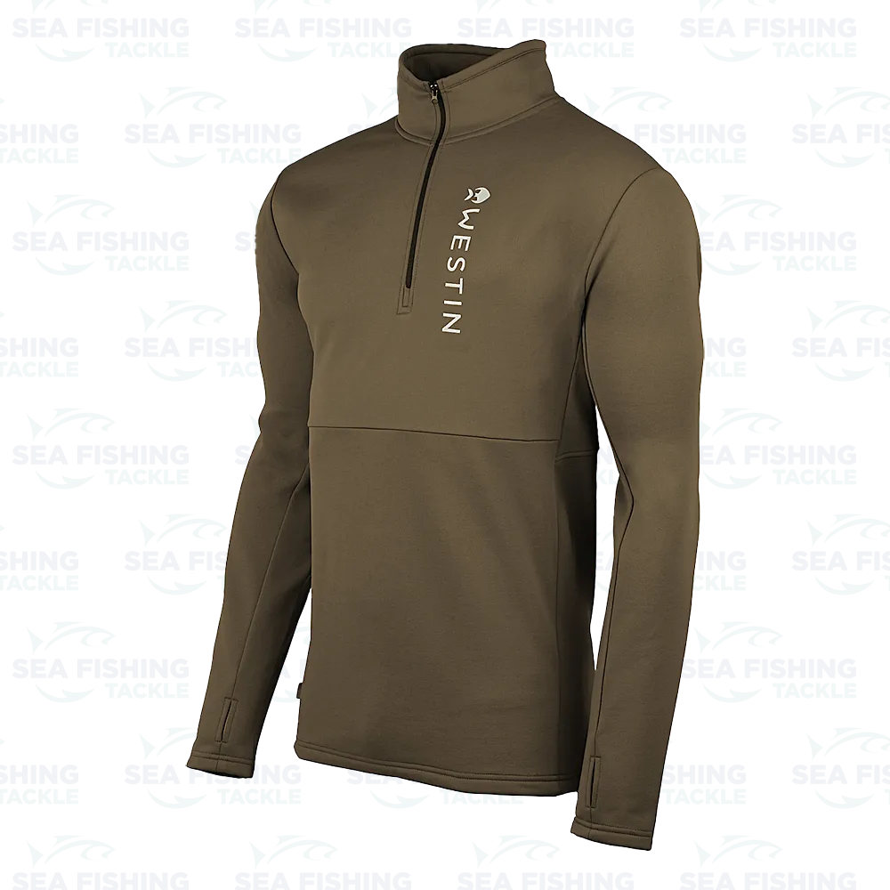 Westin Energy Midlayer 1/2 Zip - Dark Sage